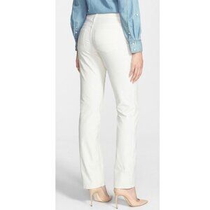 NWOT NYDJ Marilyn Straight Stretch Corduroy Jeans 12P Ivory P13J23GW